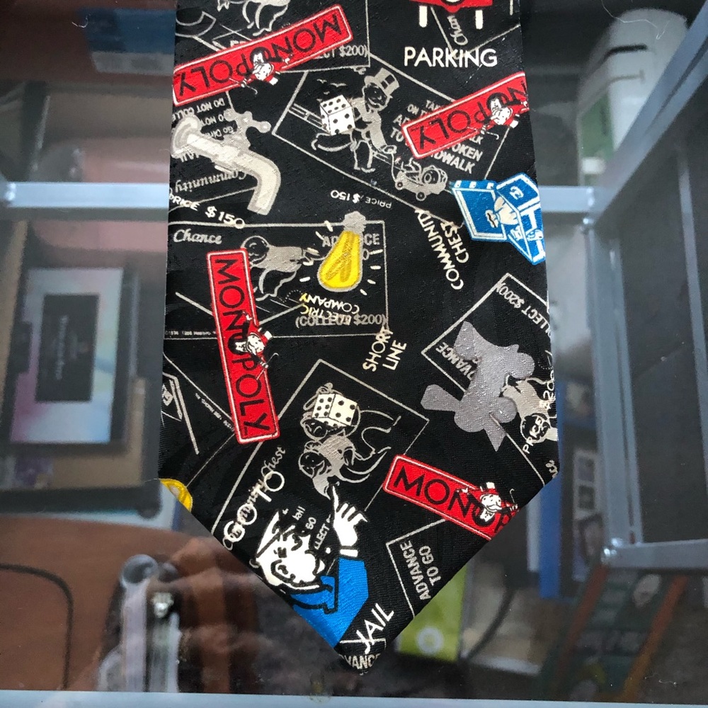 Vintage Monopoly silk tie